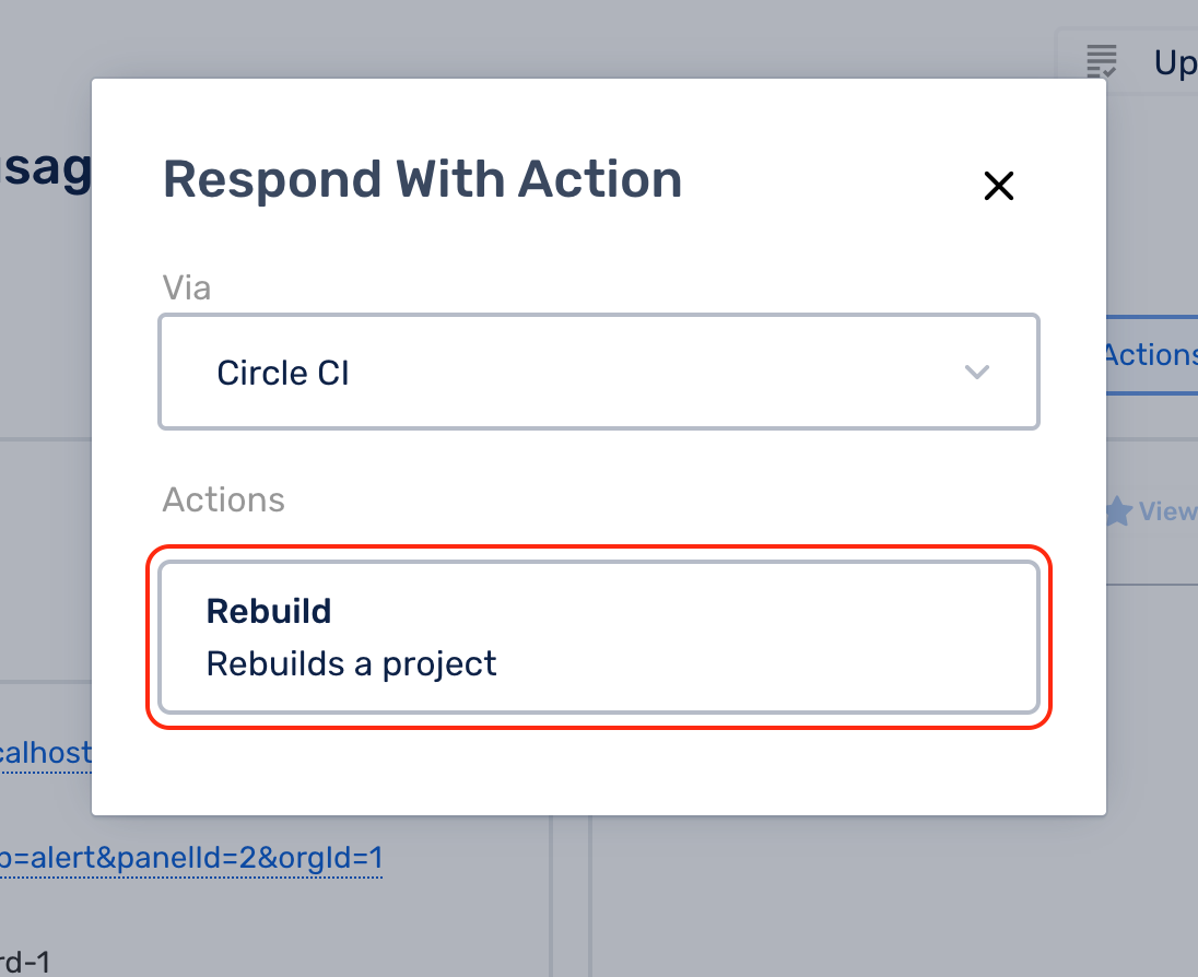 Rebuild from the Actions to see a list of projects